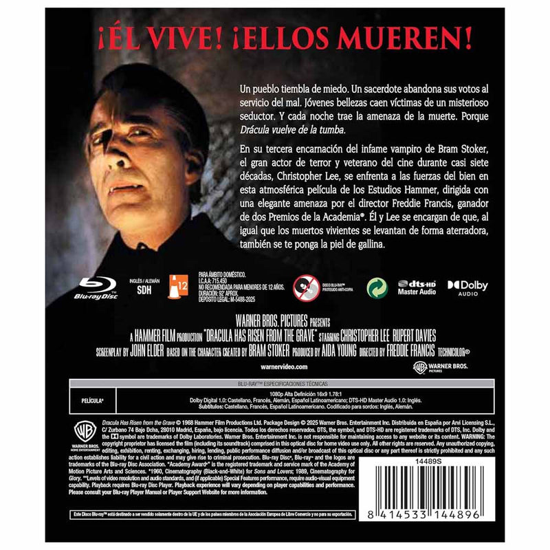 Drácula Vuelve de la Tumba Blu-Ray