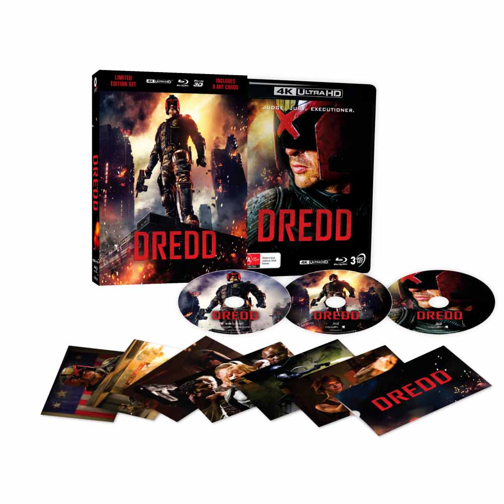 
  
  Dredd Ltd. Ed. 3D Lenticular Hardcase 4K UHD + 3D Blu-Ray (Australia Import)
  
