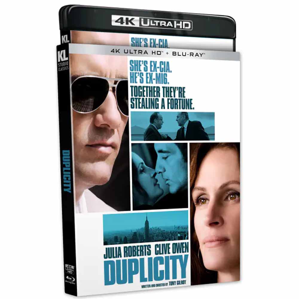 
  
  Duplicity 4K UHD + Blu-Ray (US Import)
  
