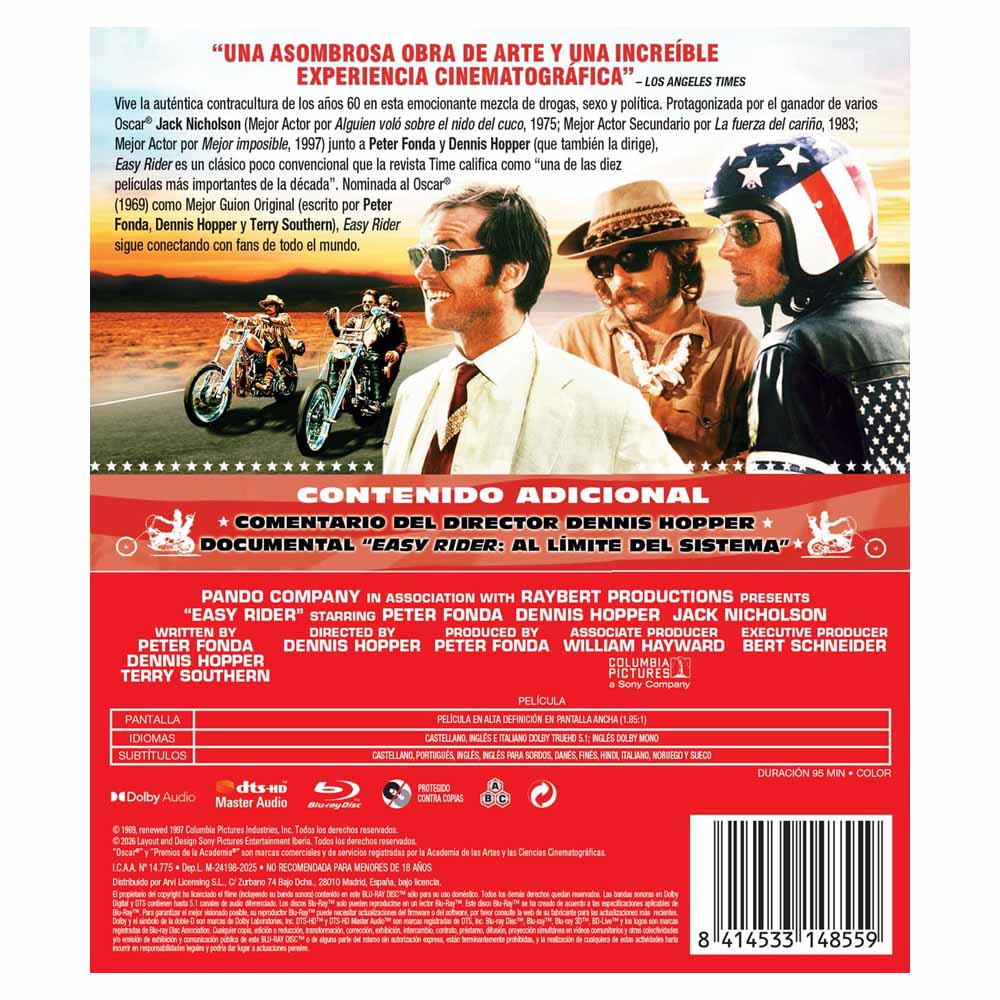 Easy Rider - Buscando mi destino Blu-Ray