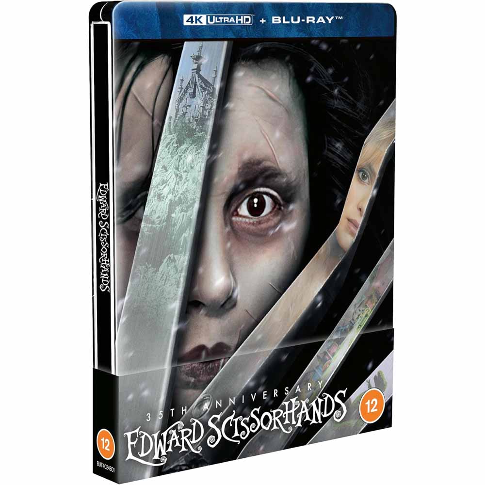 
  
  Edward Scissorhands 4K UHD + Blu-Ray Steelbook (UK Import)
  
