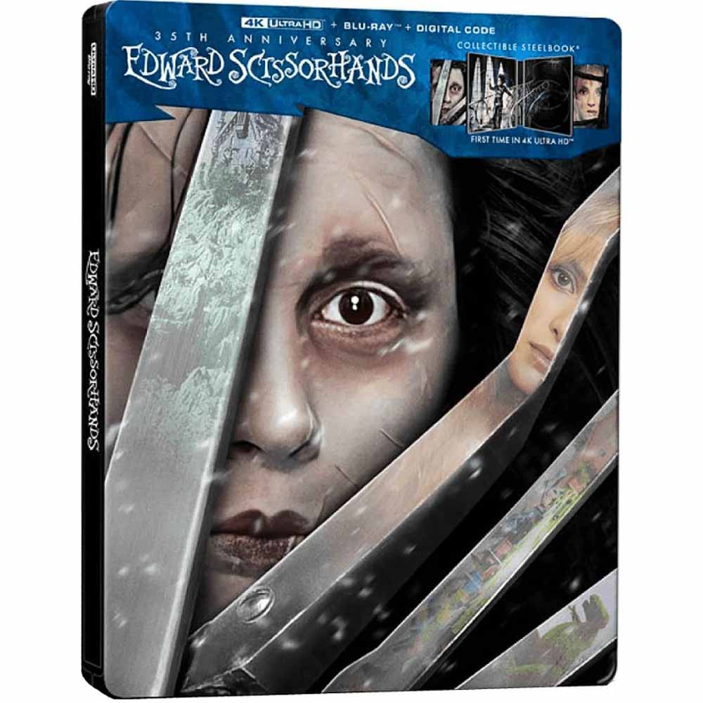 
  
  Edward Scissorhands 4K UHD + Blu-Ray Steelbook (US Import)
  

