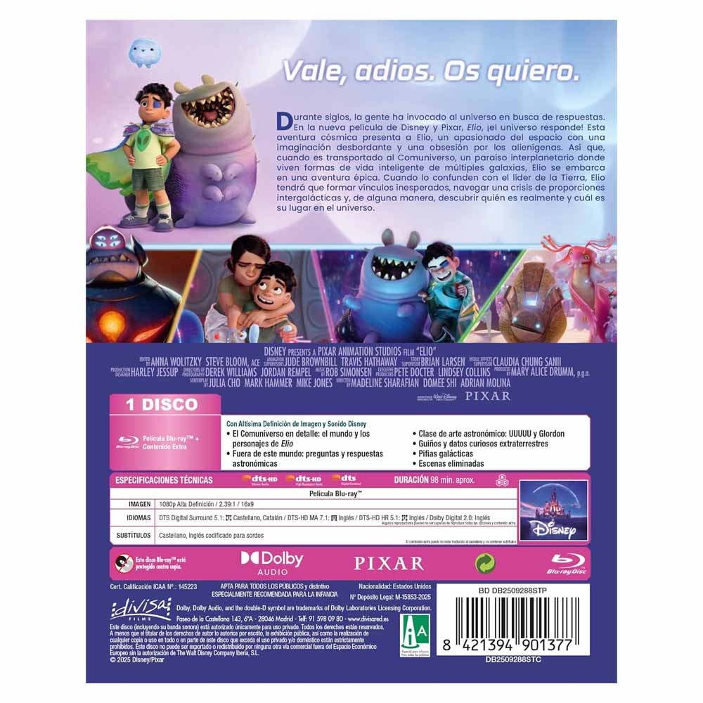 Elio - Edición Metálica Blu-Ray