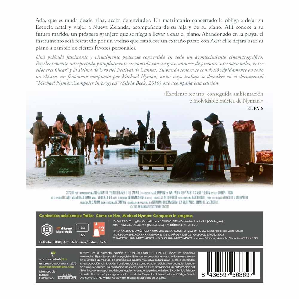 The Piano Blu-Ray