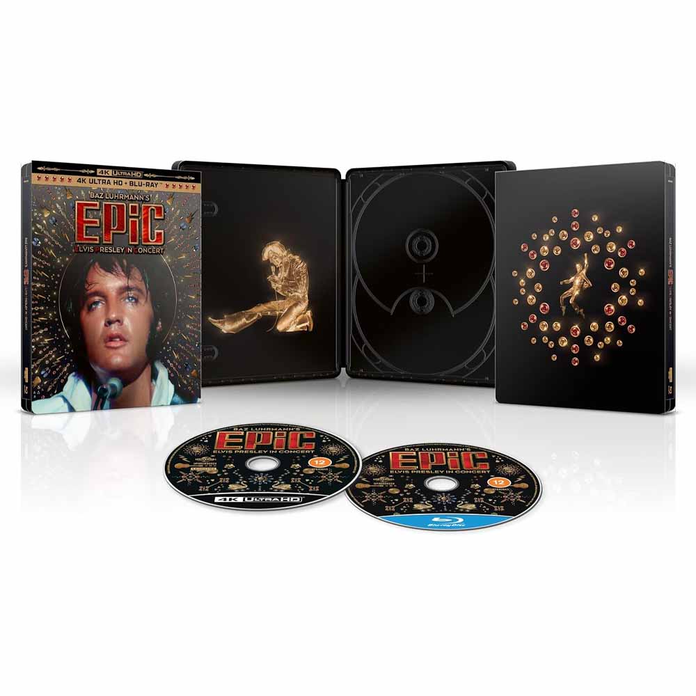 EPiC: Elvis Presley in Concert (Steelbook) 4K UHD + Blu-Ray (UK Import)