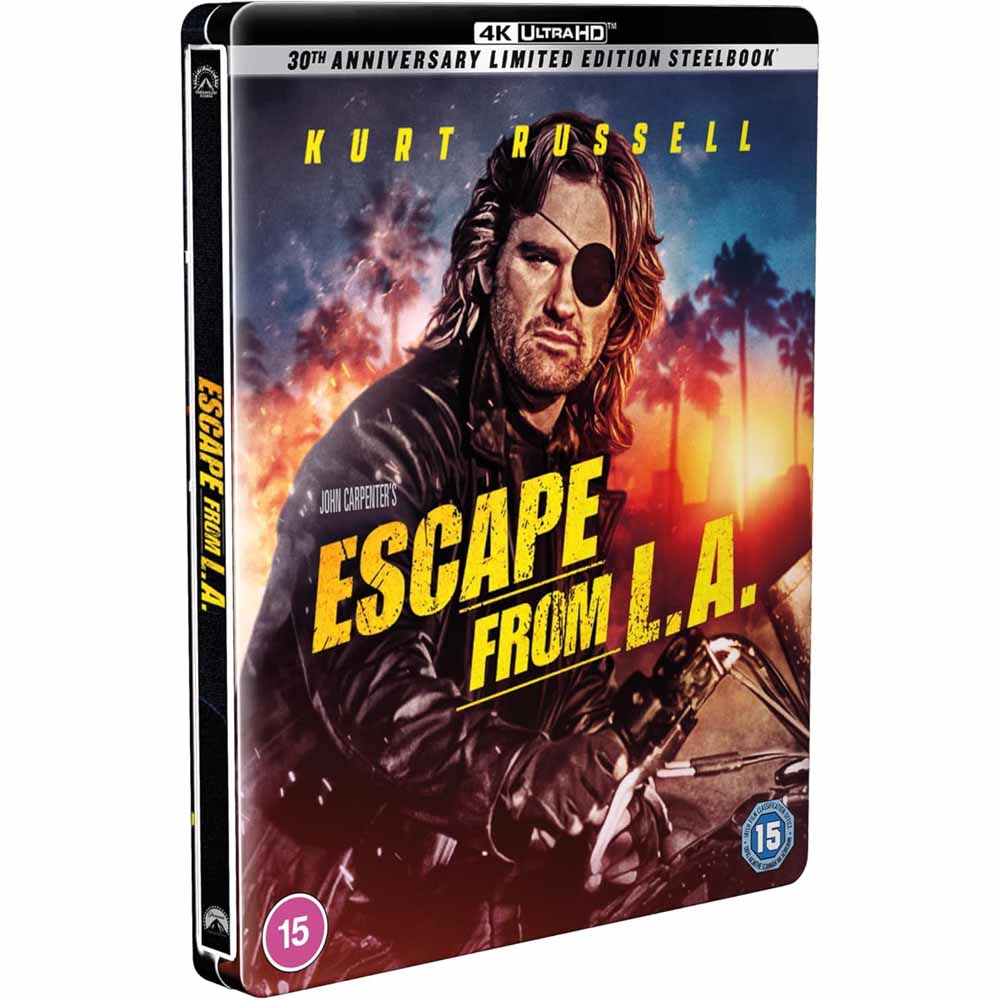 
  
  Escape from L.A. (30th Anniversary Steelbook) 4K UHD + Blu-Ray (UK Import)
  
