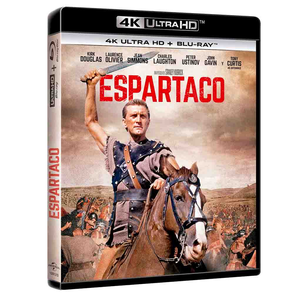
  
  Espartaco 4K UHD + Blu-Ray
  

