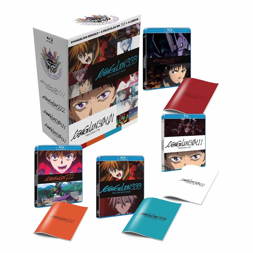 Evangelion Rebuild - 4 Películas Blu-Ray