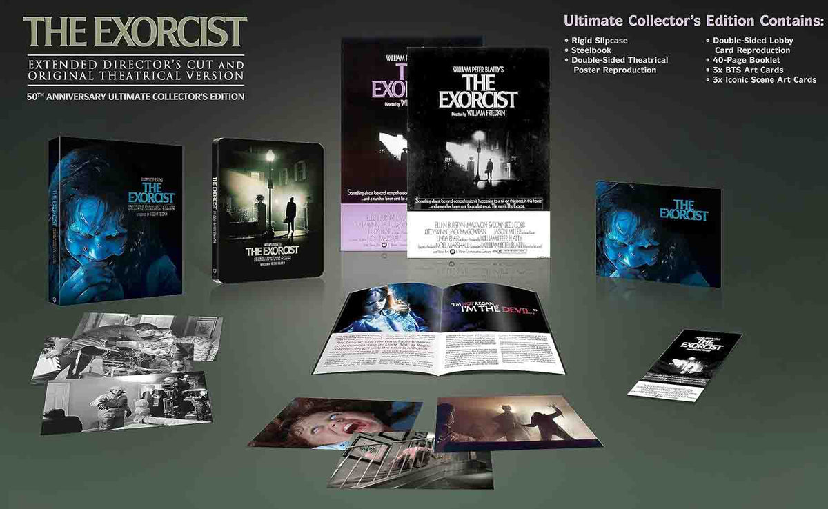 
  
  The Exorcist (Ultimate Collector's Edition + Steelbook) 4K UHD + Blu-Ray (UK Import)
  

