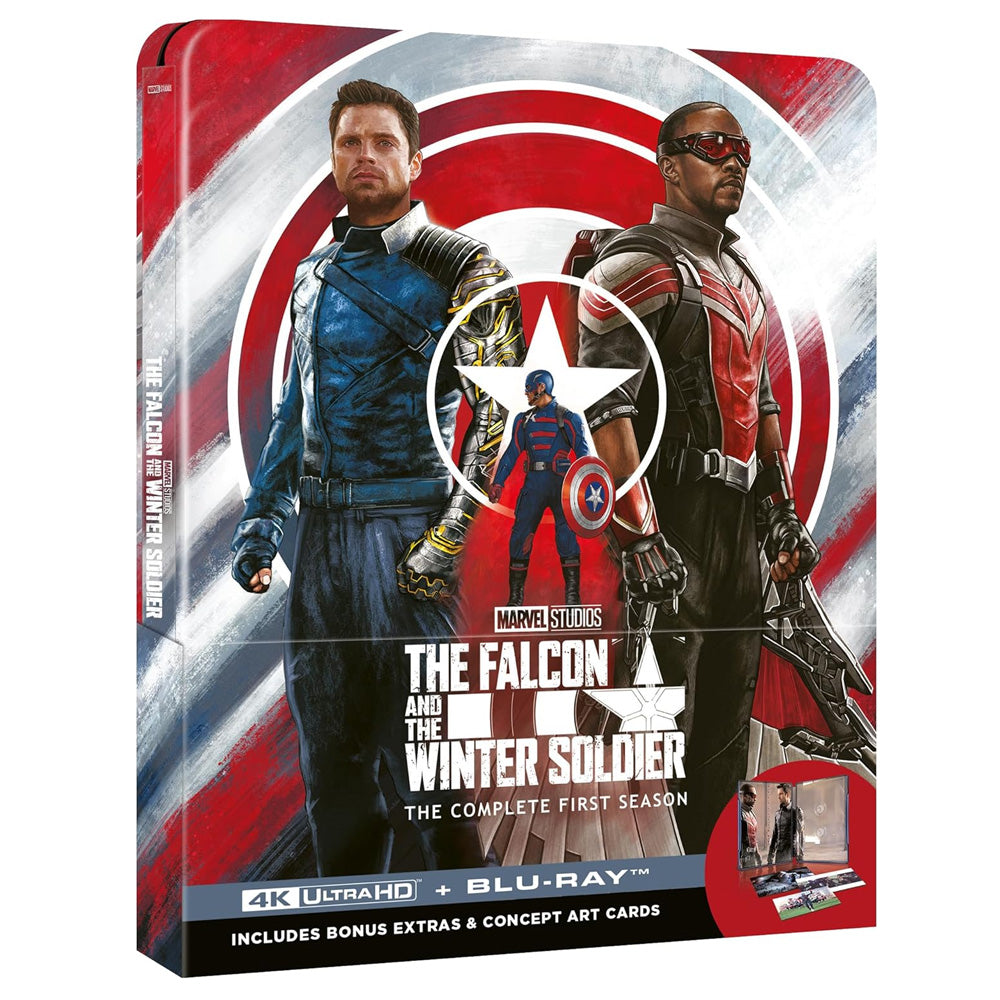 
  
  Falcon and the Winter Soldier: Complete First Season Steelbook (UK Import) 4K UHD + Blu-Ray
  
