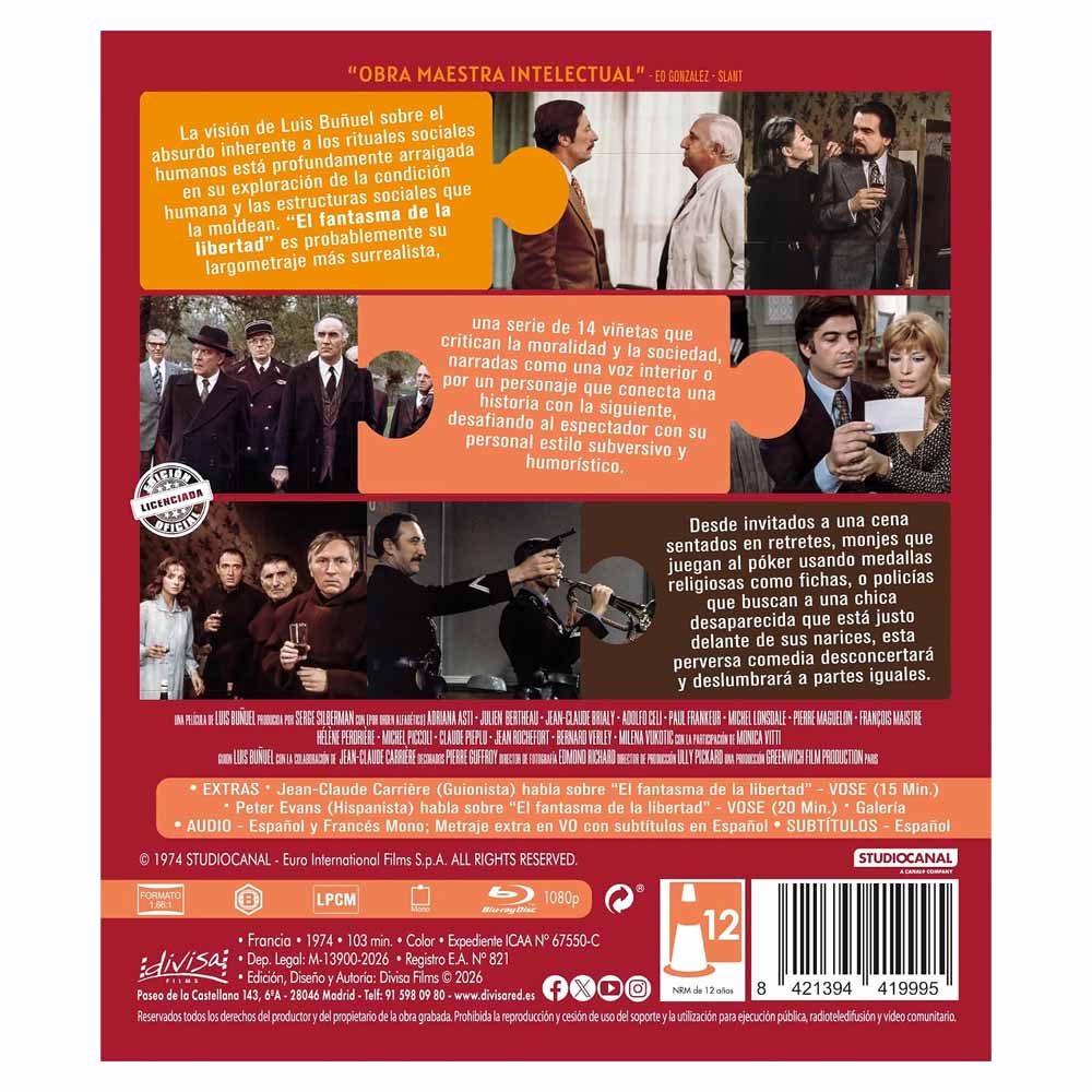 El Fantasma de la Libertad Blu-Ray