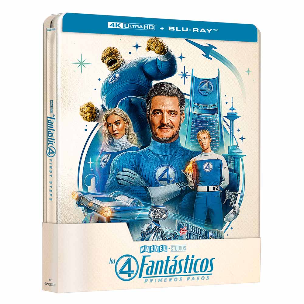 
  
  Los 4 Fantasticos: Primeros Pasos - Edición Metálica 4K UHD + Blu-Ray
  
