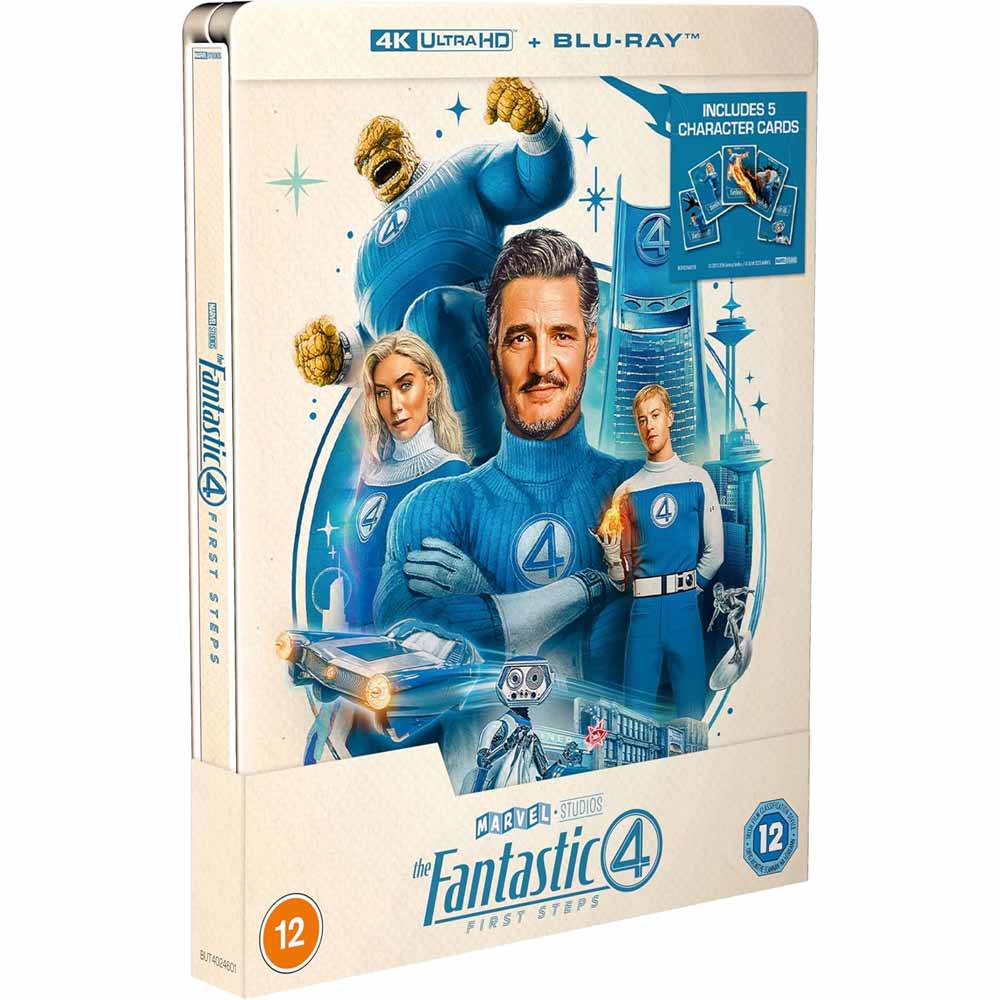 
  
  The Fantastic Four: First Steps 4K UHD + Blu-Ray Steelbook (UK Import)
  
