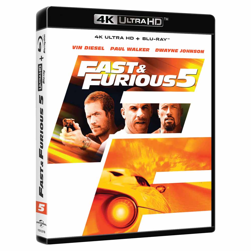 
  
  Fast and Furious 5 4K UHD + Blu-Ray
  

