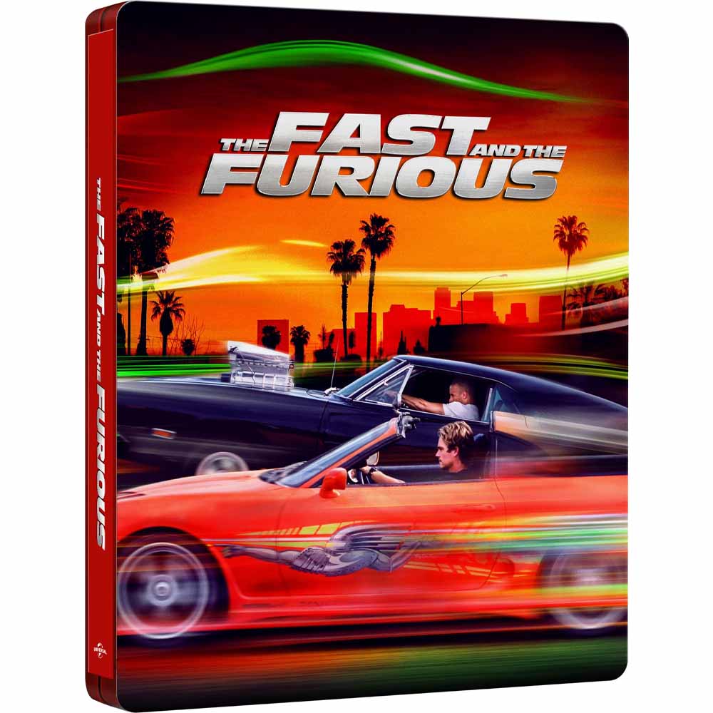 The Fast and the Furious (Steelbook) 4K UHD + Blu-Ray (UK Import)