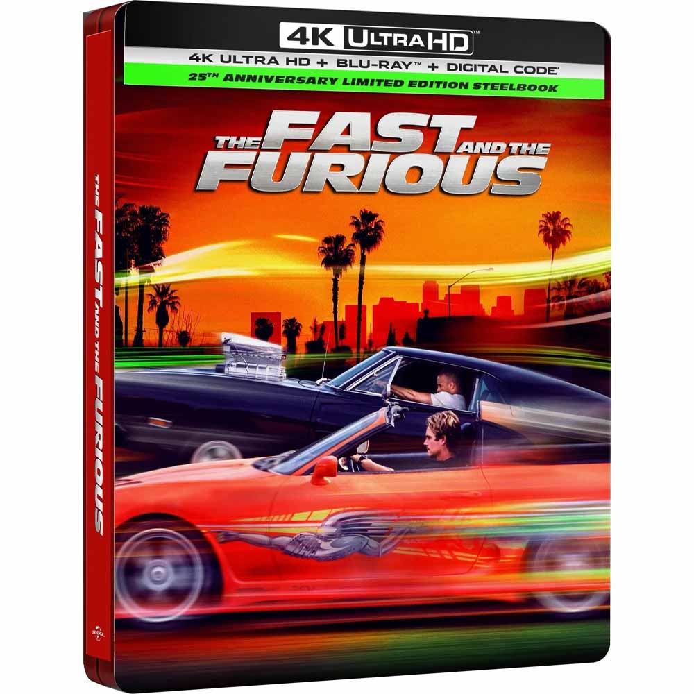 
  
  The Fast and the Furious (Steelbook) 4K UHD + Blu-Ray (US Import)
  

