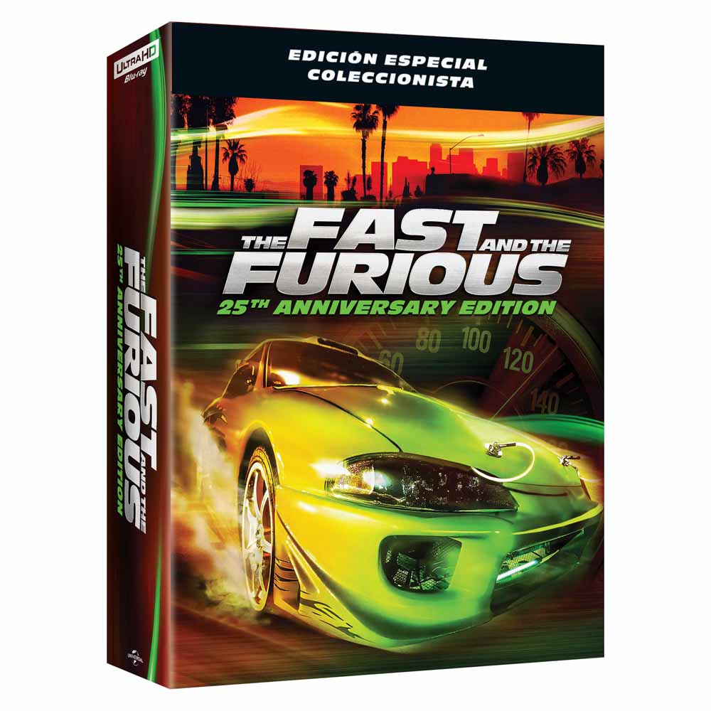 The Fast and the Furious (A Todo Gas) 25º Aniversario - Edición Coleccionista 4K UHD + Blu-Ray