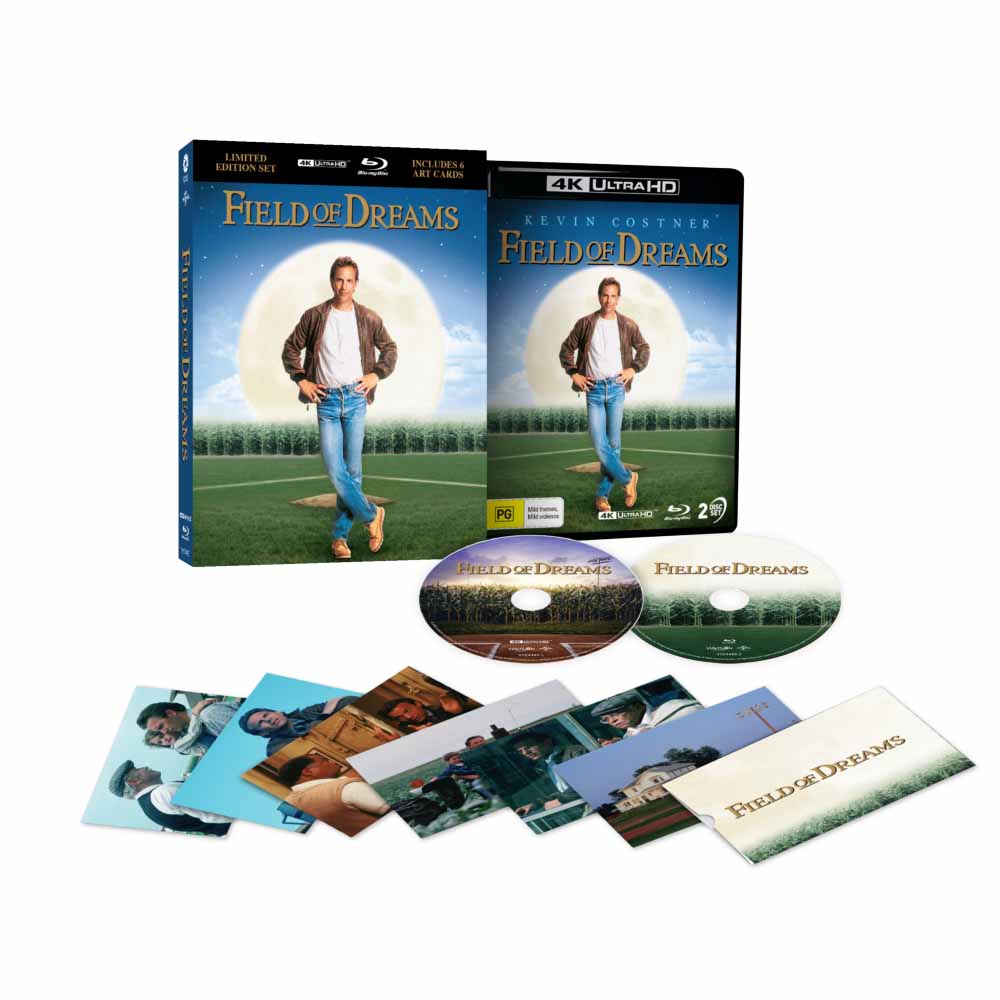 
  
  Field of Dreams (Limited Edition 3D Lenticular Hardcase) 4K UHD + Blu-Ray Box Set (Australia Import)
  
