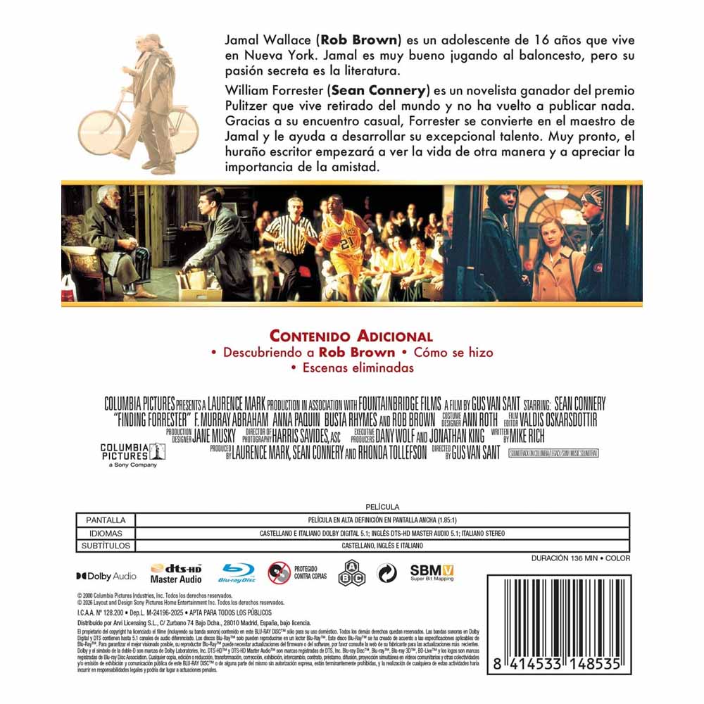 Descubriendo a Forrester - Blu-Ray