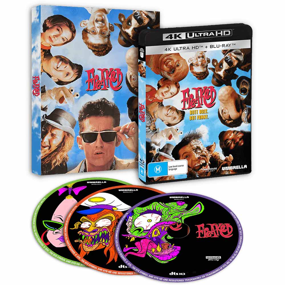 Freaked (+ Slipcover) 4K UHD + Blu-Ray (Australia Import) Umbrella