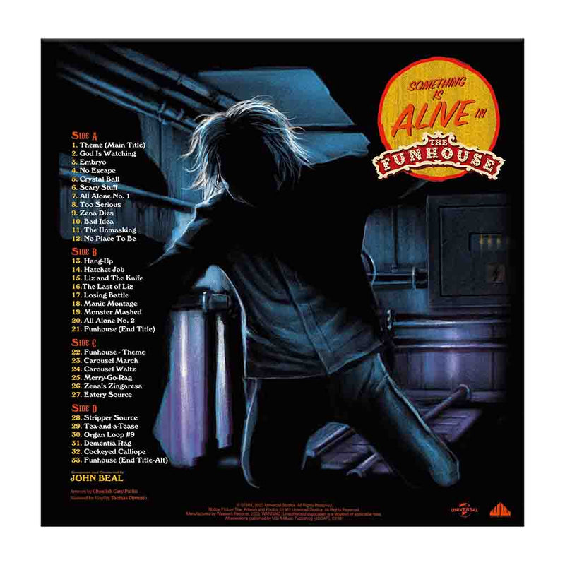John Beal – The Funhouse (Original Motion Picture Soundtrack Music) Vinyl