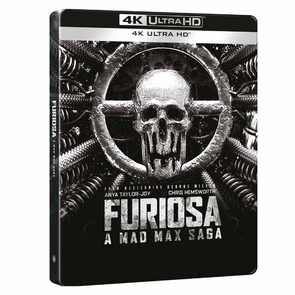 
  
  Furiosa: De la Saga Mad Max - Edición Metálica Black & Chrome 4K UHD
  
