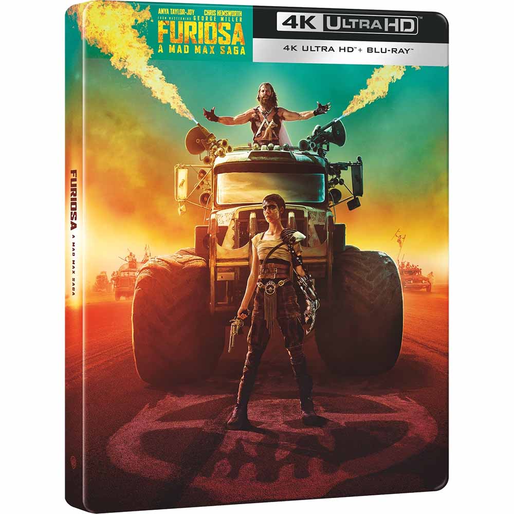 
  
  Furiosa: A Mad Max Saga (Steelbook) 4K UHD + Blu-Ray (UK Import)
  
