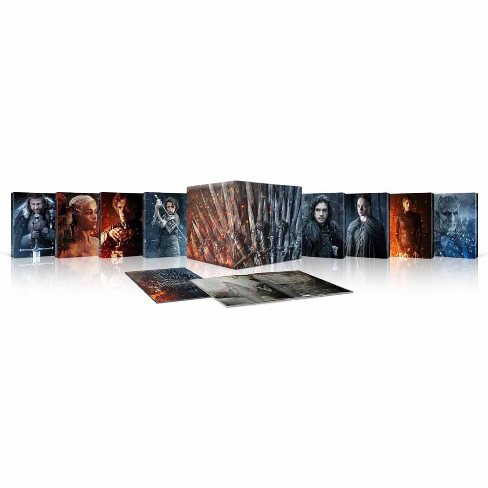 Game of Thrones (15th Anniversary SteelBook Library Case Collection) 4K UHD + Blu-Ray (UK Import)