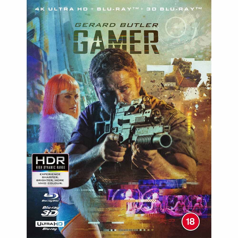 Gamer (Limited Edition) 4K UHD + Blu-Ray + 3D Blu-Ray (UK Import) 88 Films