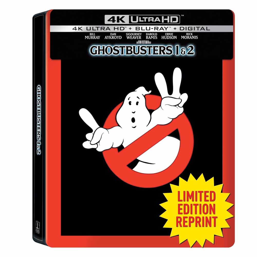 
  
  Ghostbusters 1 & 2 (Steelbook) 4K UHD + Blu-Ray (US Import)
  
