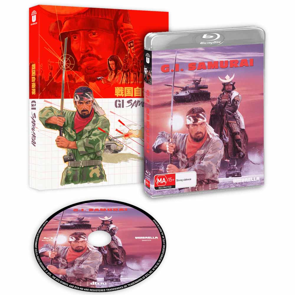 G.I. Samurai (+ Slipcover) Blu-Ray (Australia Import) Umbrella