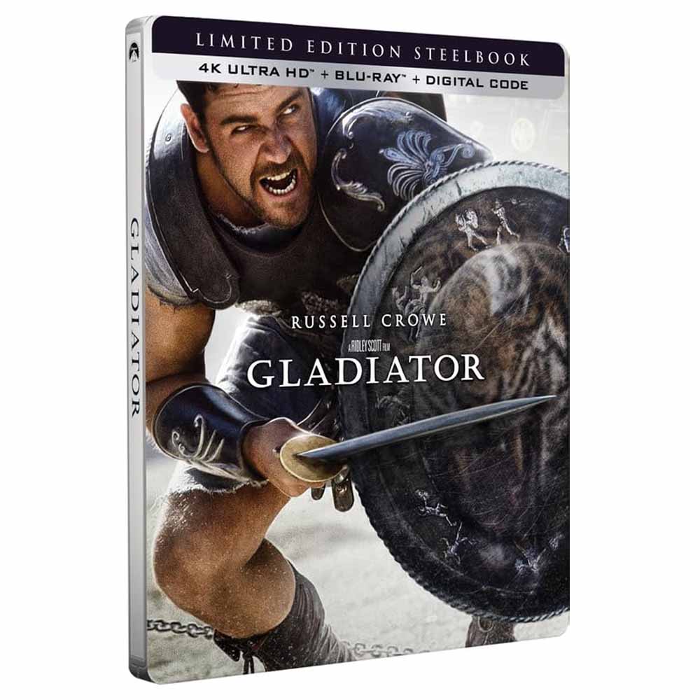 
  
  Gladiator Limited Ed. Steelbook 4K UHD + Blu-Ray (US Import)
  
