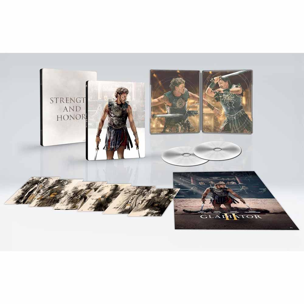 
  
  Gladiator II - Edición Metálica (Steelbook 1)  4K UHD + Blu-Ray
  
