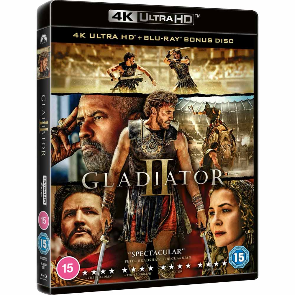 
  
  Gladiator II 4K UHD + Blu-Ray (UK Import)
  
