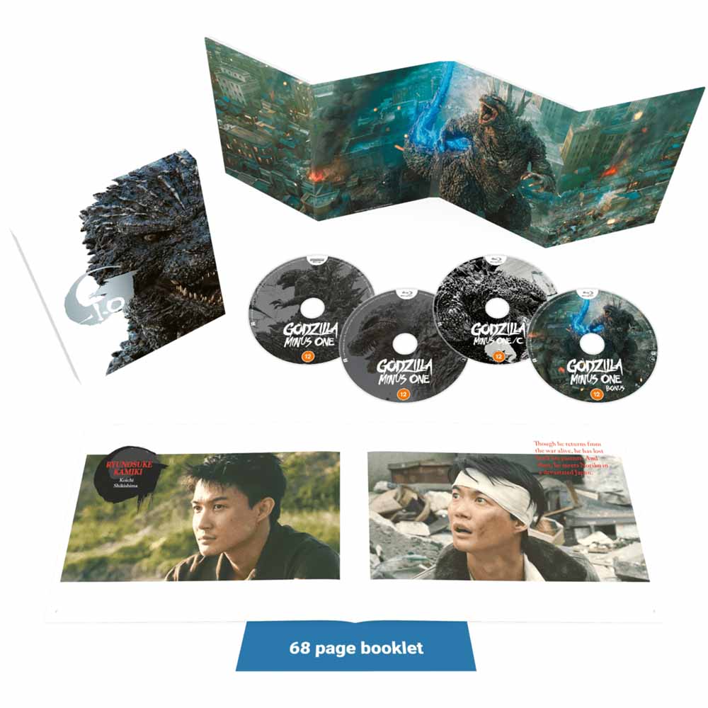 Godzilla Minus One (Deluxe Collector's Edition) 4K UHD + Blu-Ray Box Set (UK Import)