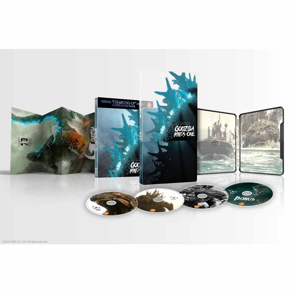 Godzilla Minus One (Steelbook) 4K UHD + Blu-Ray (UK Import) Anime Limited
