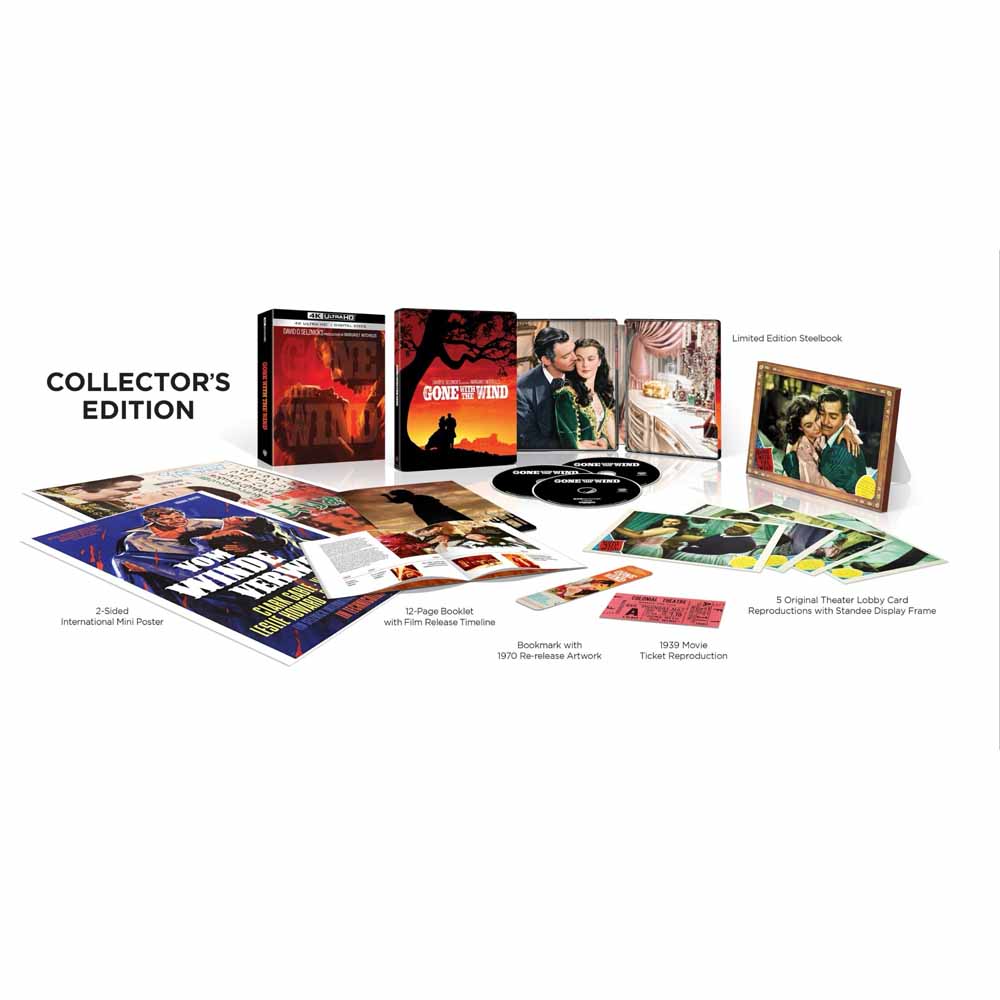 
  
  Gone with the Wind (Collector's Edition + Steelbook) 4K UHD Box Set (UK Import)
  
