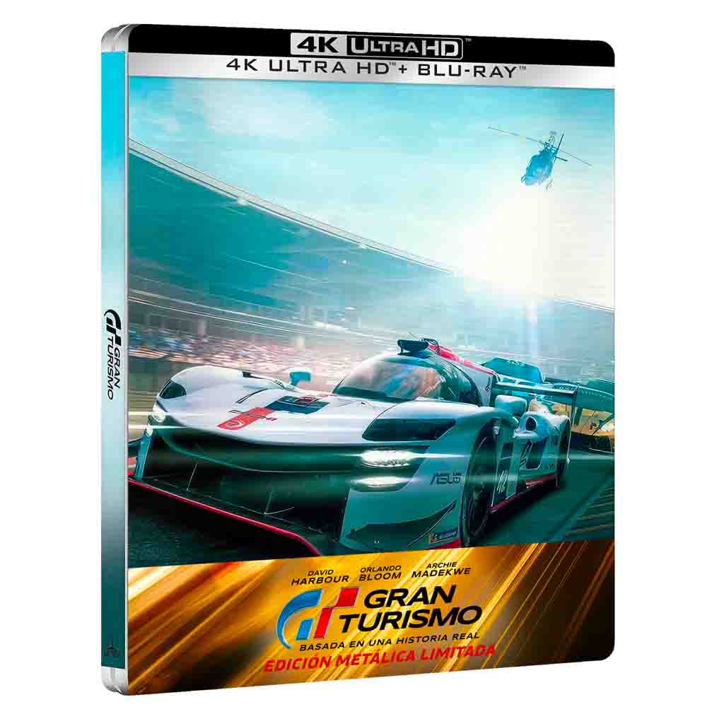 
  
  Gran Turismo (Edición Metálica) 4K UHD + Blu-Ray
  

