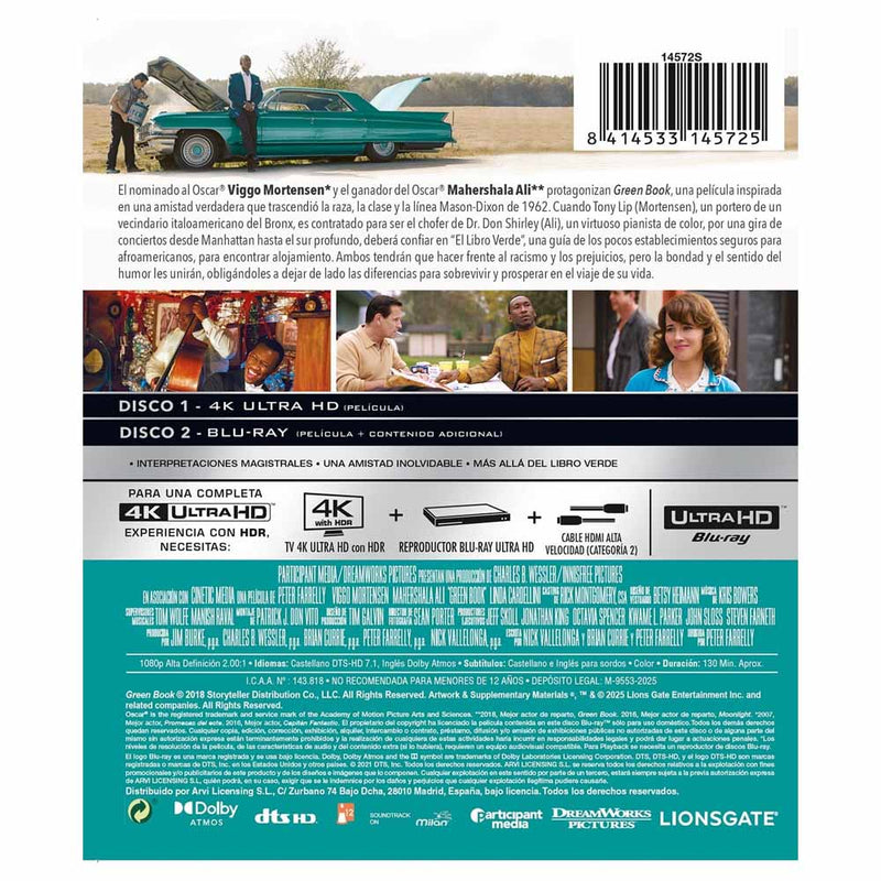 Green Book - 4K UHD + Blu-Ray