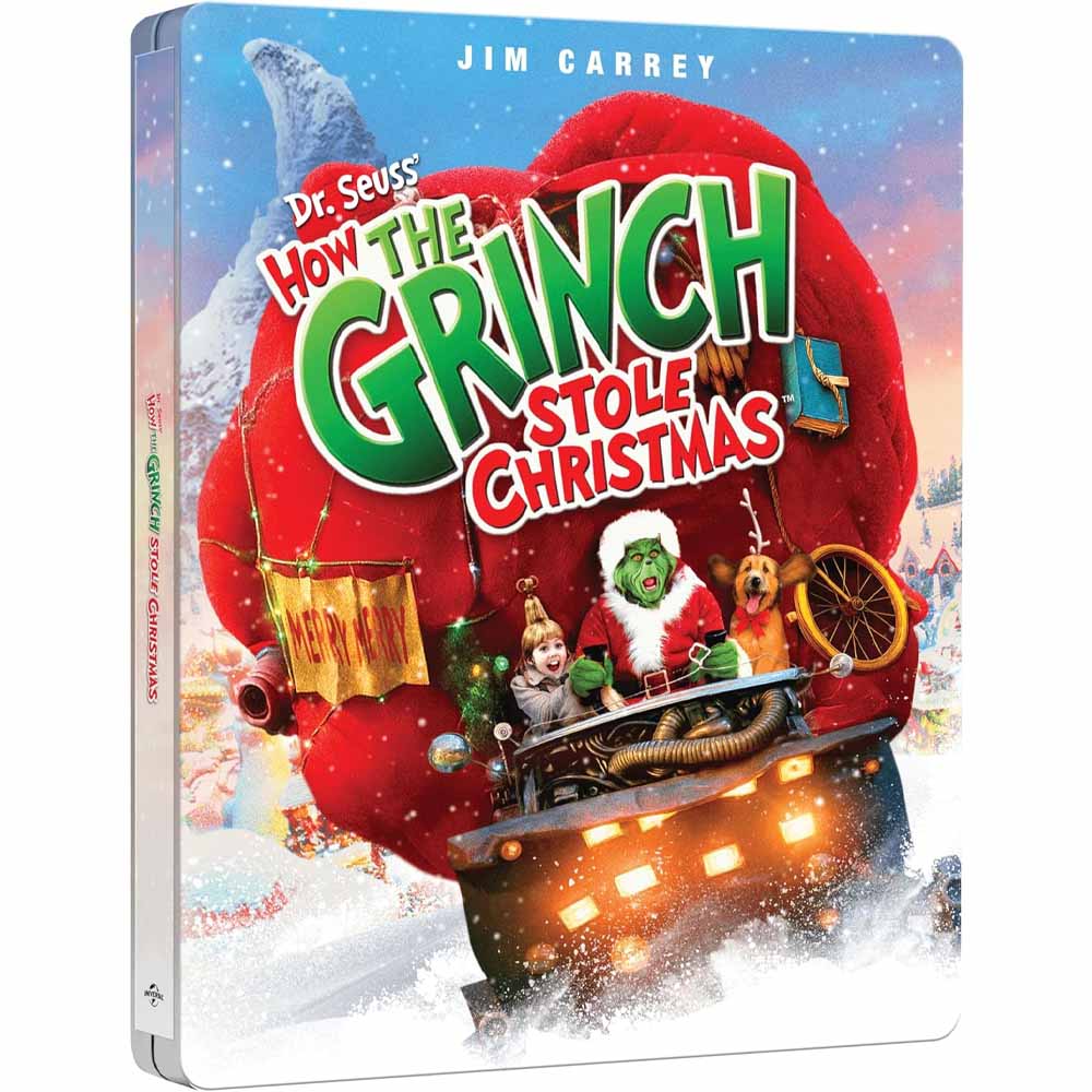 How the Grinch Stole Christmas (25th Anniversary Limited Edition Steelbook) 4K UHD + Blu-Ray (UK Import)