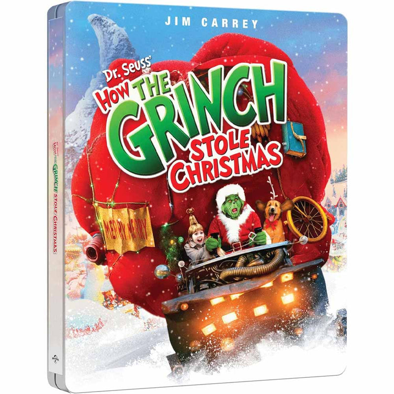 How the Grinch Stole Christmas (25th Anniversary Limited Edition Steelbook) 4K UHD + Blu-Ray (UK Import)