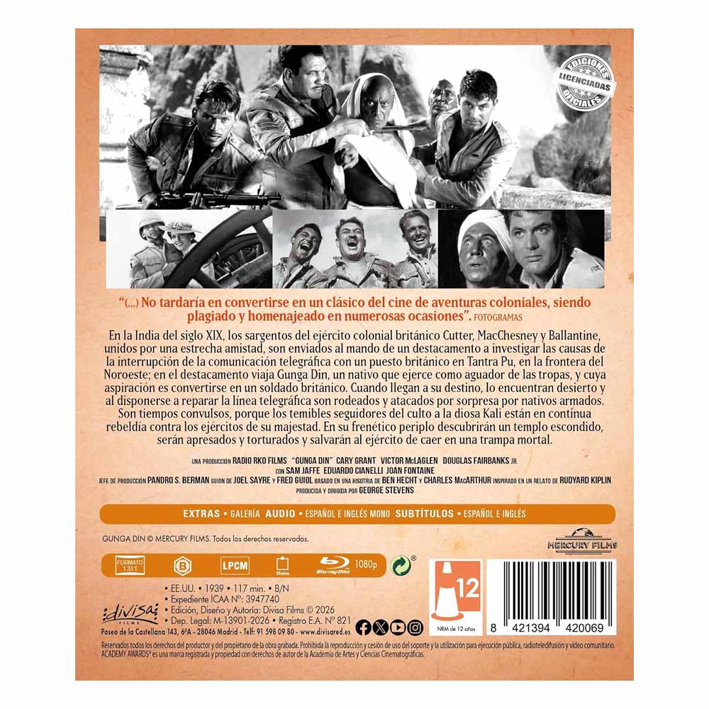 Gunga Din Blu-Ray