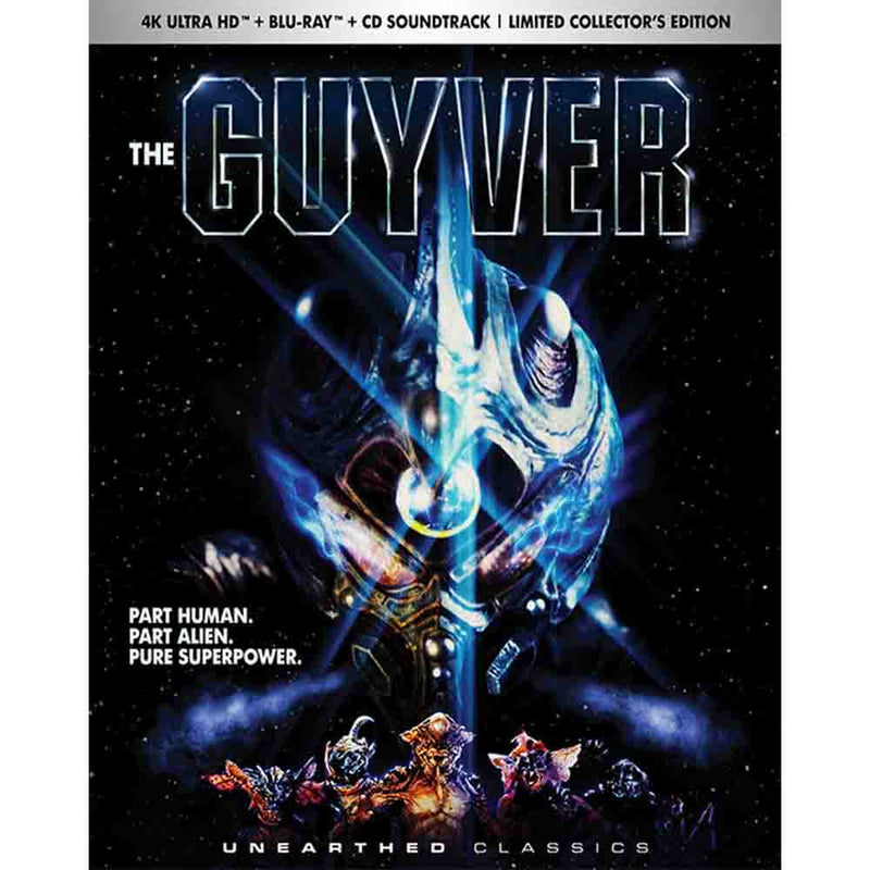 The Guyver (3-Disc Limited Collector's Edition) 4K UHD + Blu-Ray + CD Soundtrack (US Import)