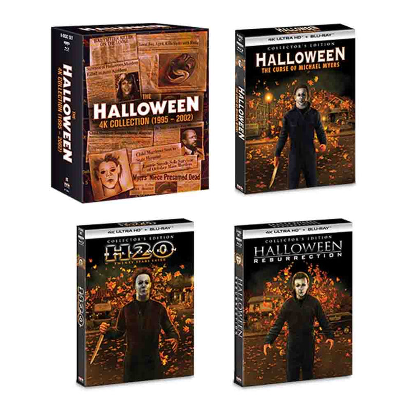 The Halloween 4K Collection (1995 - 2002) 4K UHD + Blu-Ray (US Import) Scream Factory