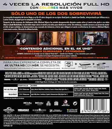Halloween: El Final 4K UHD + Blu-Ray