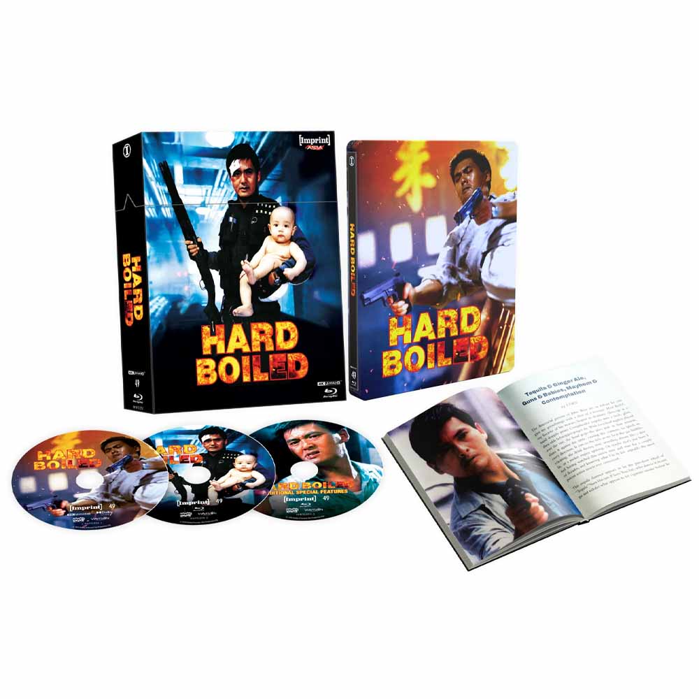 Hard Boiled (Limited Edition Hardbox + Steelbook) 4K UHD + Blu-Ray Box Set (Australia Import) Imprint