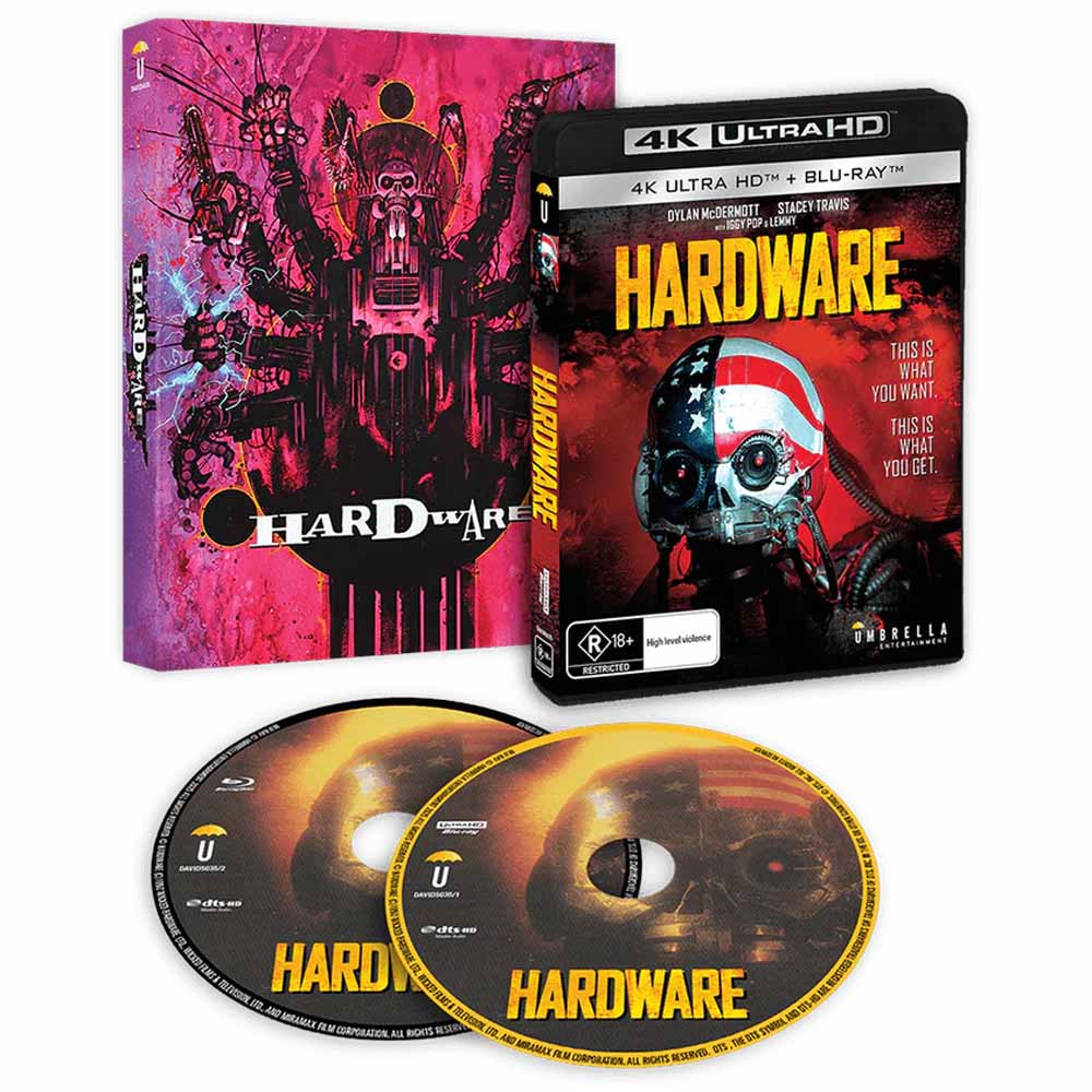 
  
  Hardware (Limited Edition) 4K UHD + Blu-Ray (Australia Import)
  
