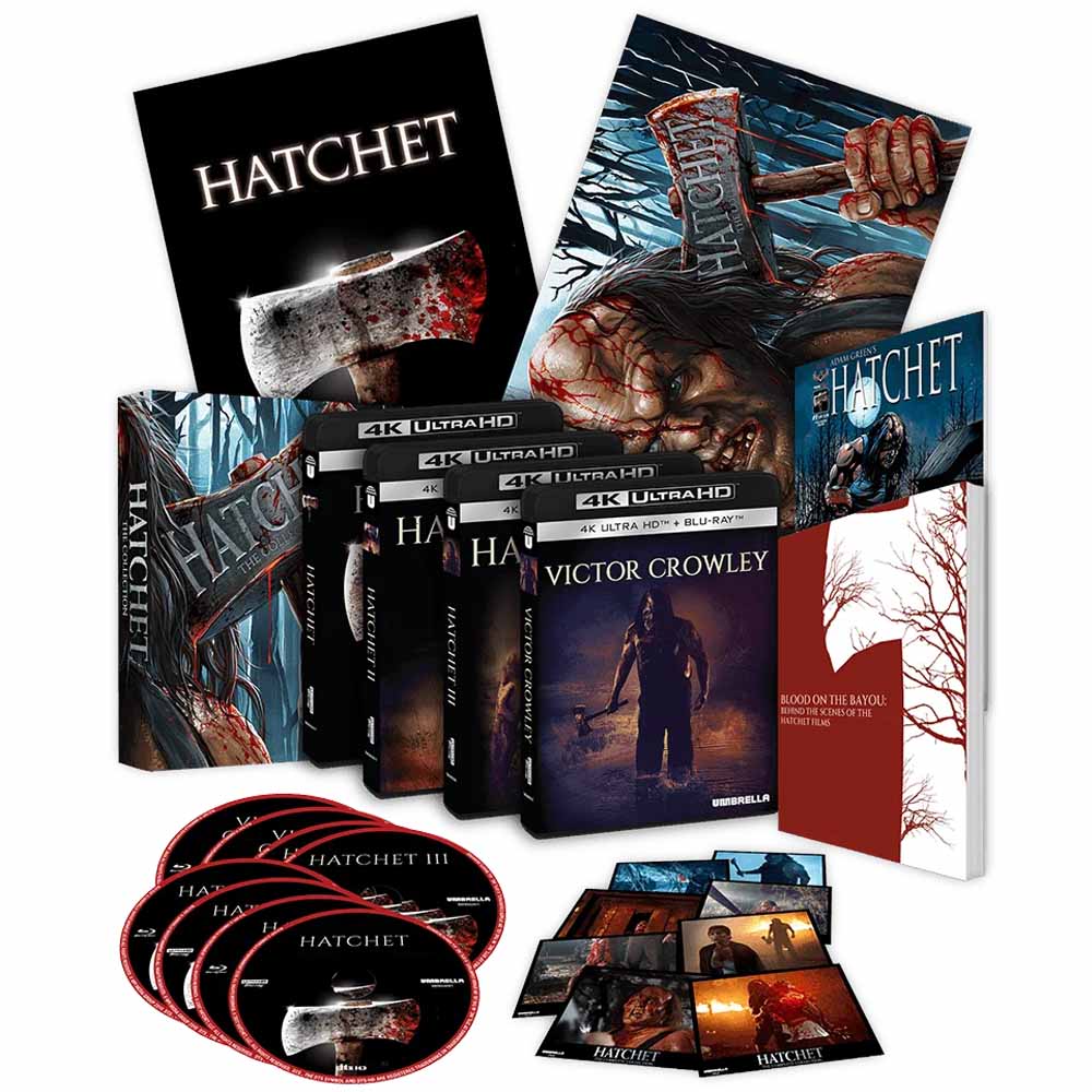 Hatchet: The Collection (Collector's Edition) 4K UHD + Blu-Ray (Australia Import) Umbrella