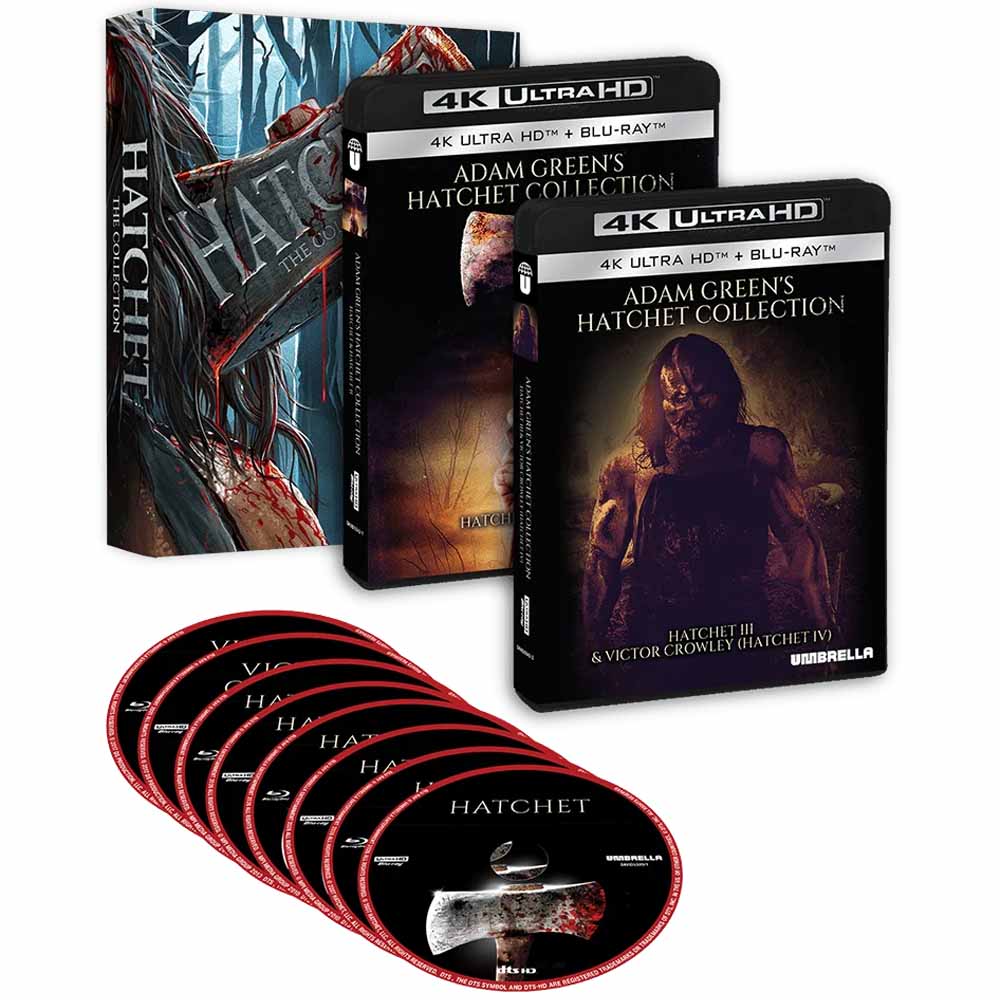 Hatchet: The Collection (+ Slipcase) 4K UHD + Blu-Ray (Australia Import) Umbrella