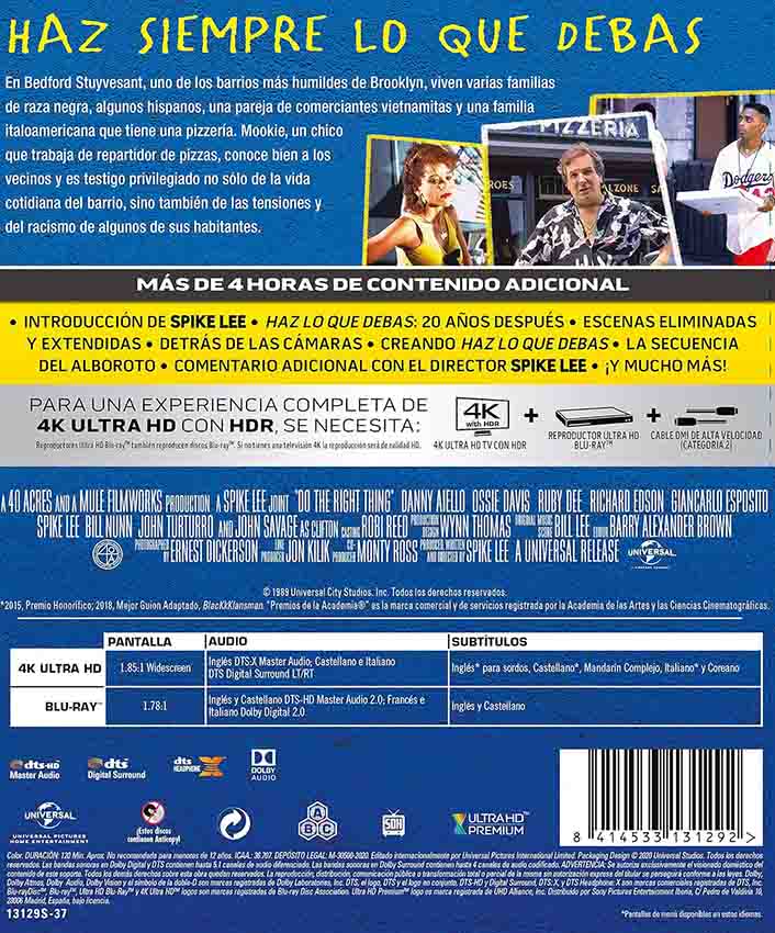 Haz lo que Debas - Edición Metálica 4K UHD + Blu-Ray